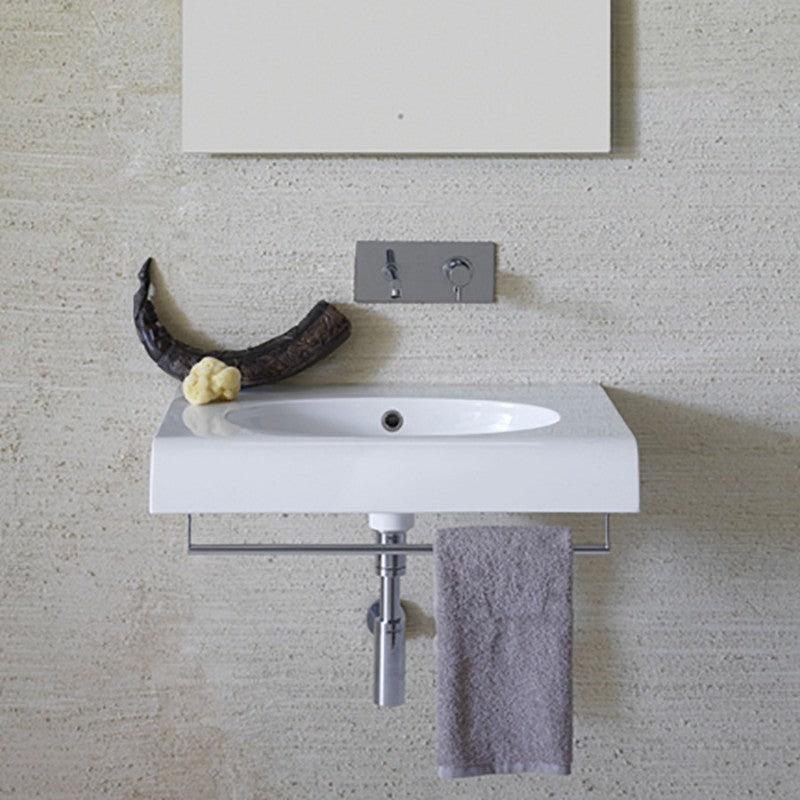 Lavabo Sospeso Ceramica Globo Bowl+ 60x50 BP060.BI