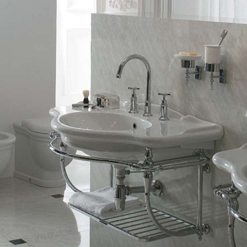 Lavabo sospeso 90x56 Ceramica Globo PAESTUM PA056.BI