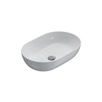 Lavabo da appoggio T-Edge 54x36 cm con bordo sottile Ceramica Globo
