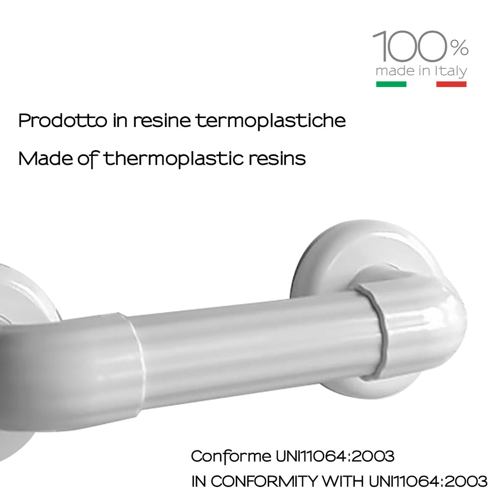 Maniglione 20 cm di Gedy serie Friend - Bianco