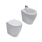 Sanitari Filo parete Ceramica Globo Bowl + 50 WC + BIDET + SEDILE SOFT CLOSE