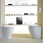 Sanitari Filo parete Ceramica Globo Bowl+ 55 MULTI WC + BIDET + SEDILE SOFT CLOSE