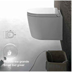 Sanitari Sospesi Ceramica Globo Forty3  cm 43  WC + BIDET + SEDILE SOFT CLOSE