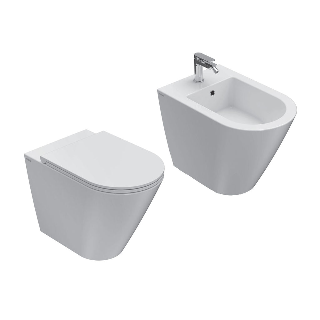 Sanitari Filo parete Ceramica Globo Forty3  52 WC BIDET SEDILE SOFT CLOSE