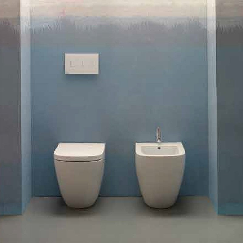 Sanitari Filo parete Ceramica Globo Stockholm MULTI WC + BIDET + SEDILE SOFT CLOSE