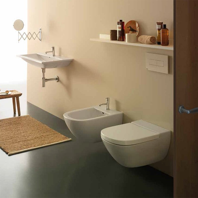 Sanitari Sospesi Ceramica Globo Stockholm WC + BIDET + SEDILE Soft Close