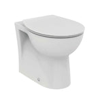 Sanitari Filo Parete con Scarico Traslato completo di sedile Eurovit Ideal standard