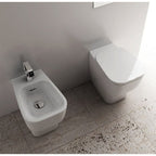 Sanitari Filo parete Ceramica Domus Falerii F50 Small WC BIDET SEDILE SOFTCLOSE