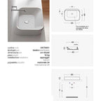 Lavabo da Appoggio Domus Falerii F50 65X49