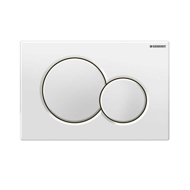 Piastra di azionamento Geberit Sigma 1 Bianca