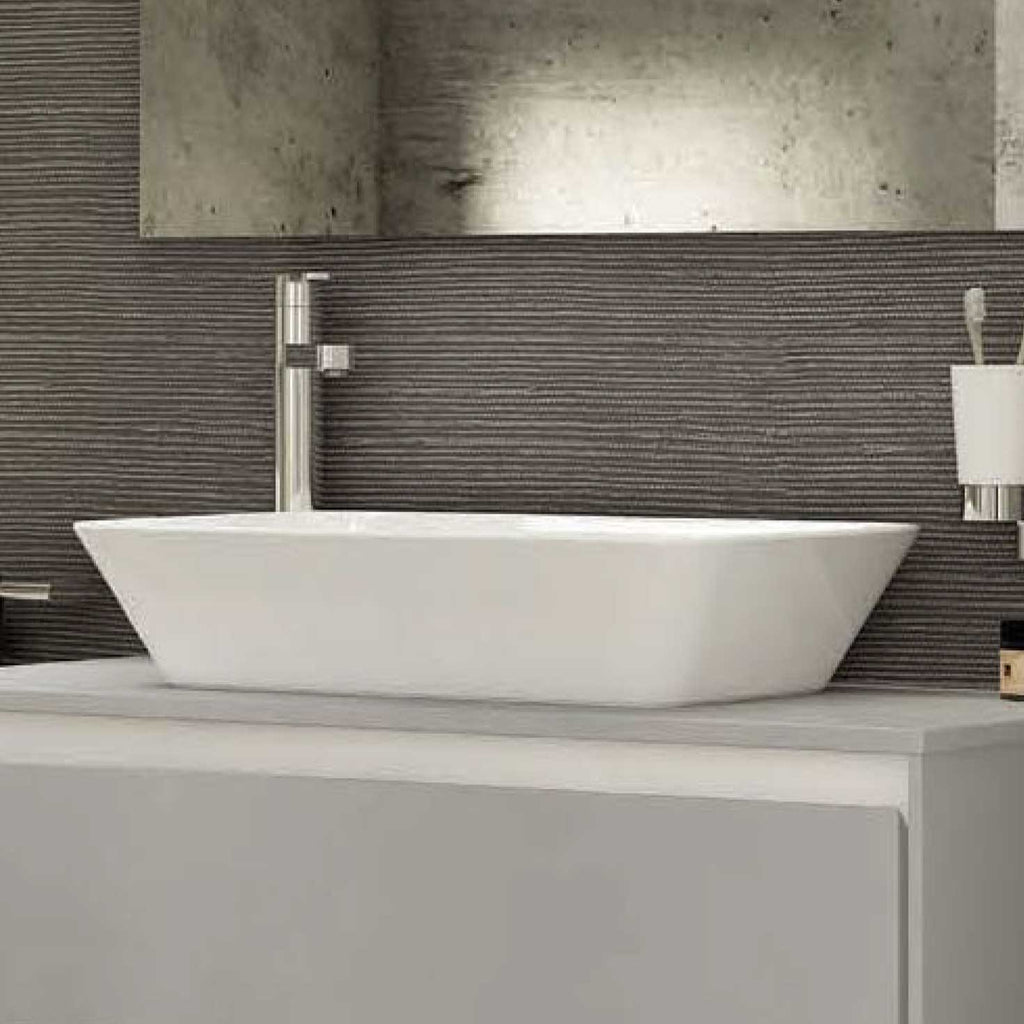 Lavabo da appoggio 60X40 con bordo ultra sottile Ideal Standard Connect Air