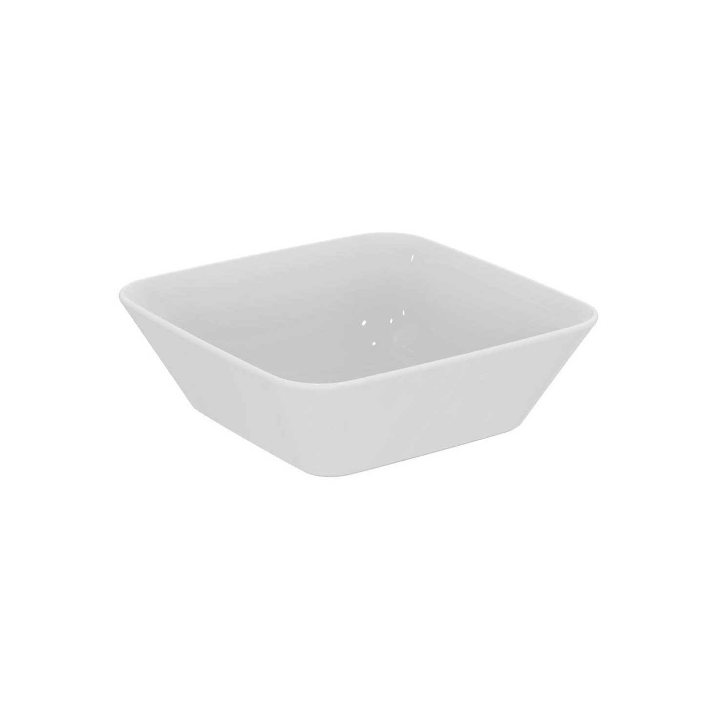 Lavabo da appoggio 40X40 con bordo ultra sottile Ideal Standard Connect Air