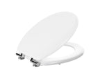 Sedile wc universale con chiusura Soft Close in MDF di Gedy modello Corniola - Bianco
